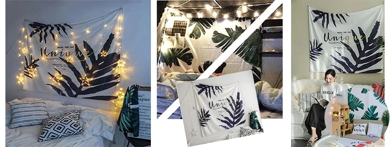 Description Picture 2 of itemBerserk Anime DIY Wall Tapestry Hippie Flower Wall Carpets Dorm Decor Wall Art Decor