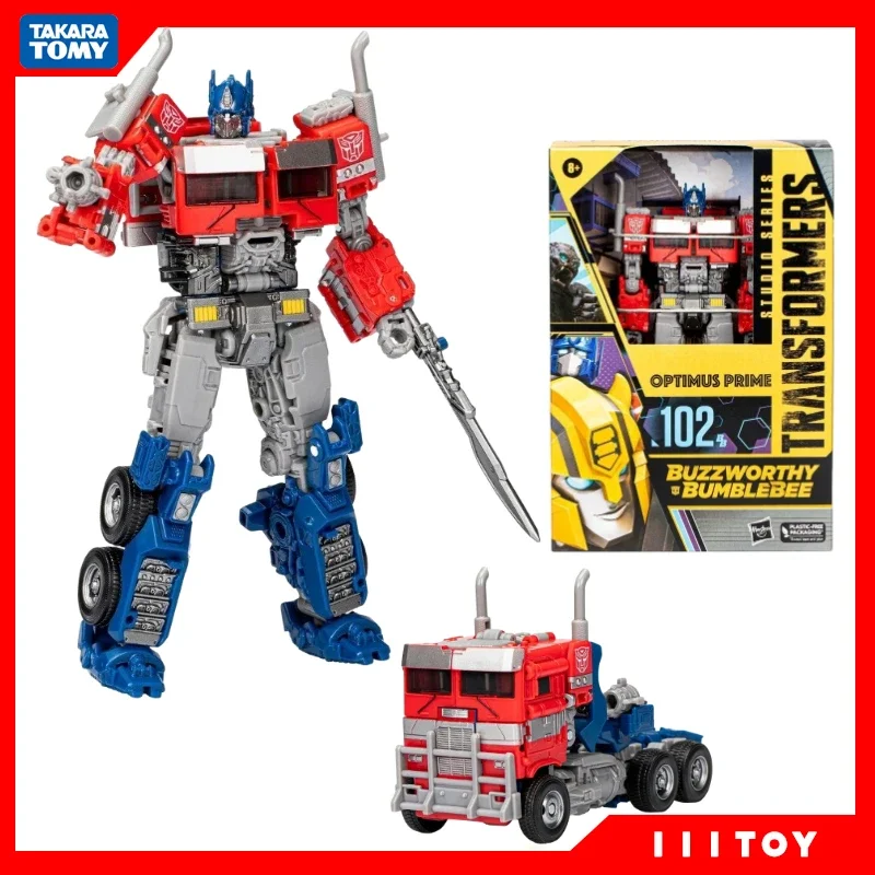 

In Stock Transformers Buzzworthy Bumblebee Studio Series 102 Optimus Prime Rise of The Beasts Robot Action Figures Gifts Hobbies