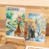 80mm*2m Washi Paper Tapes Four Seasons Scenery Junk Journal Adhesiva Scrapbooking Diary Collage Decoration Stickers Stationery 5