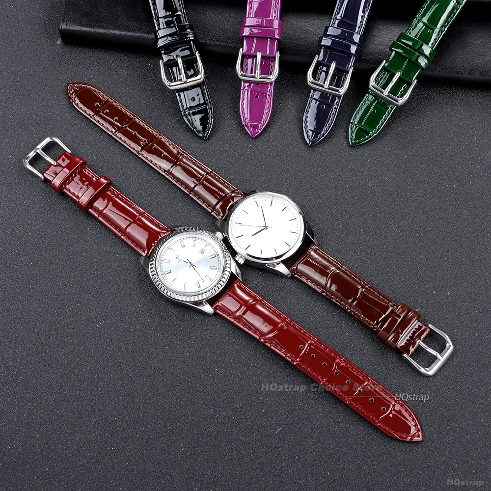 Premium Leather Watch Strap - Universal Replacement for Men & Women, Multiple Size Options Available