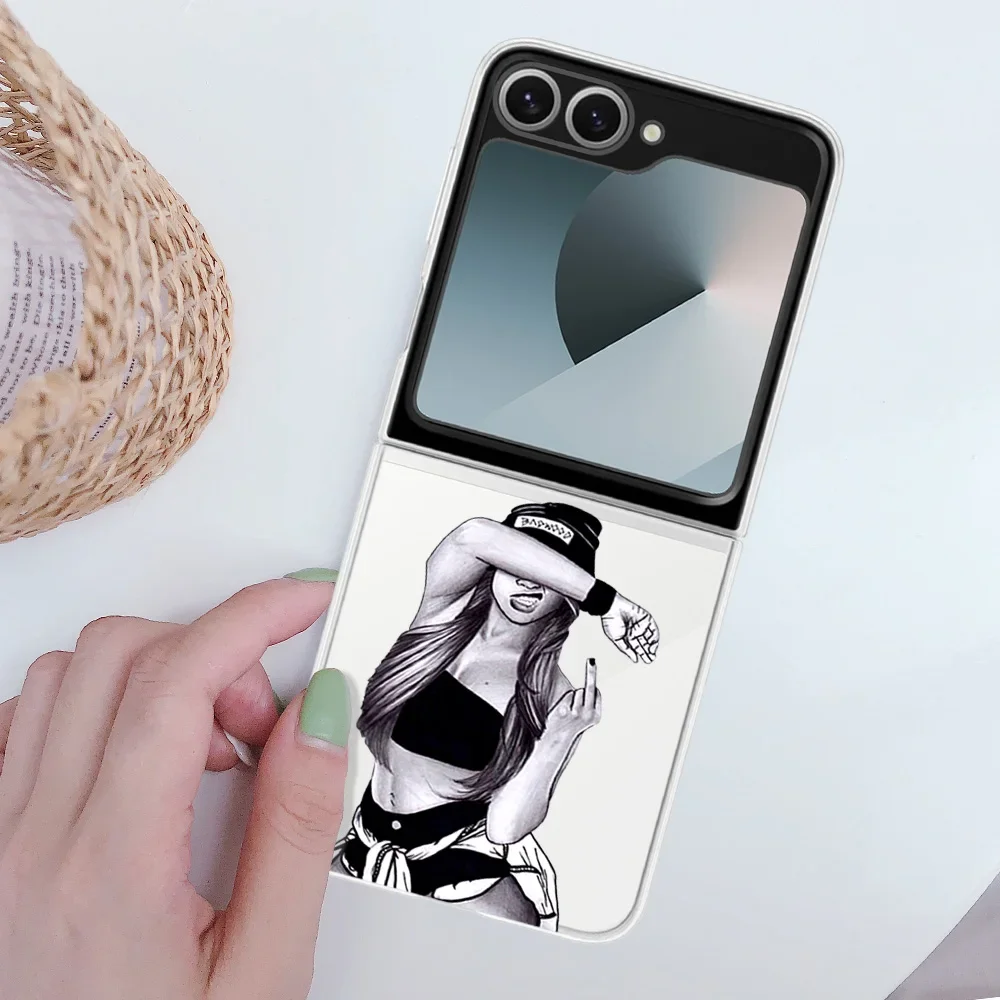 Elegant Transparent Fashion Lady Magazine Phone Case Cover