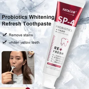 Probiotic Oral Whitening Toothpaste Removes Bad Breath, Dental Plaque, Stains, Protects Teeth and Cleans Teeth with Fresh Breath