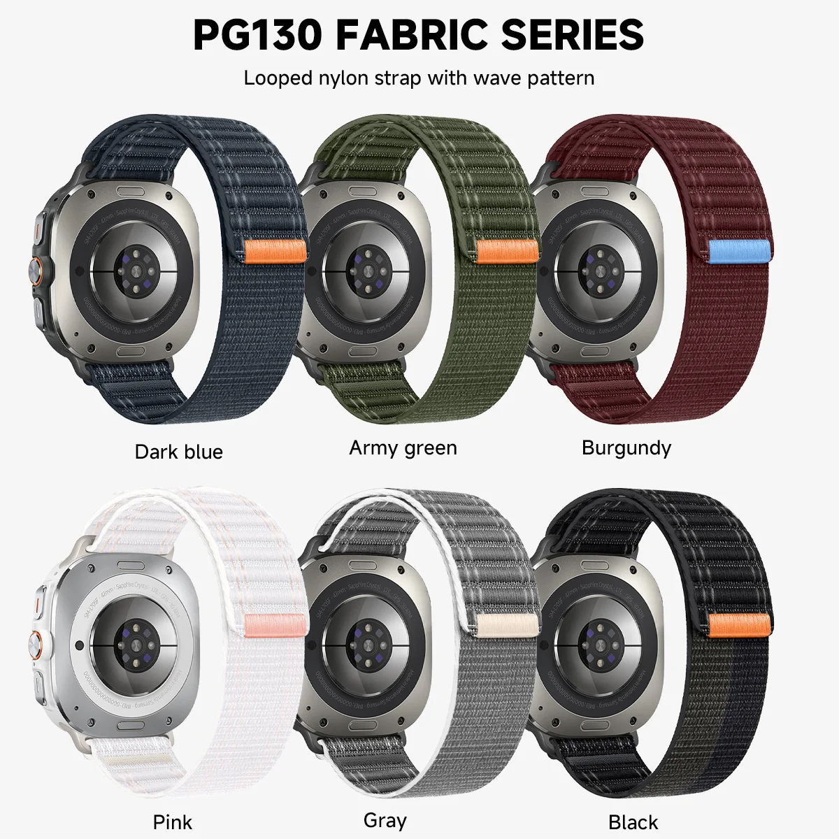 Nylon Loop Adjustable Sports Wristband