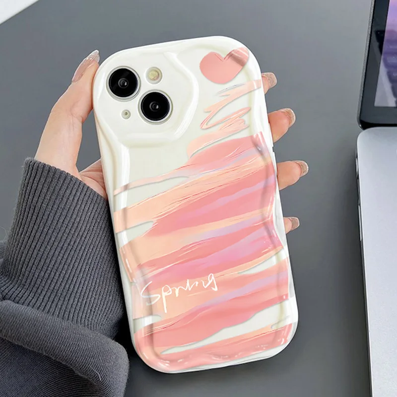 thumbnail image 1 of Aesthetic Case For Samsung Galaxy S22 S23 Ultra S24 S20 S21 FE A53 A52S A54 5G A 54 A55 A34 A14 A13 A24 A51 A25 A35 Cases Cover, 1 of 5