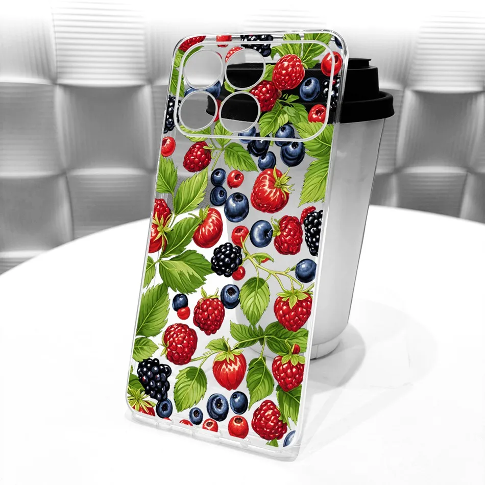 New Simple Style Transparent TPU Soft Silicone Phone Case