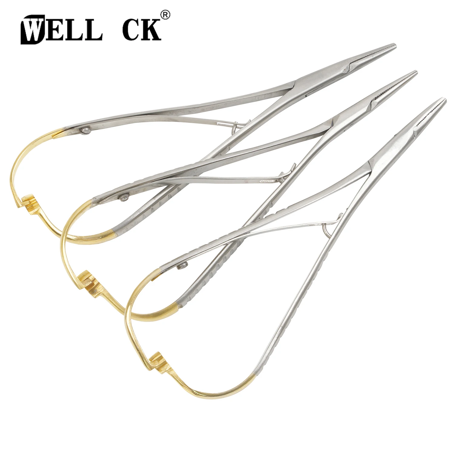 1pcWELLCKDentalNeedleHolderTweezersOrthodonticInstrument
