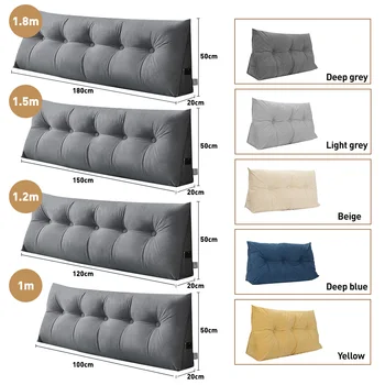 Long Headboard Pillow Triangle Cushion 2