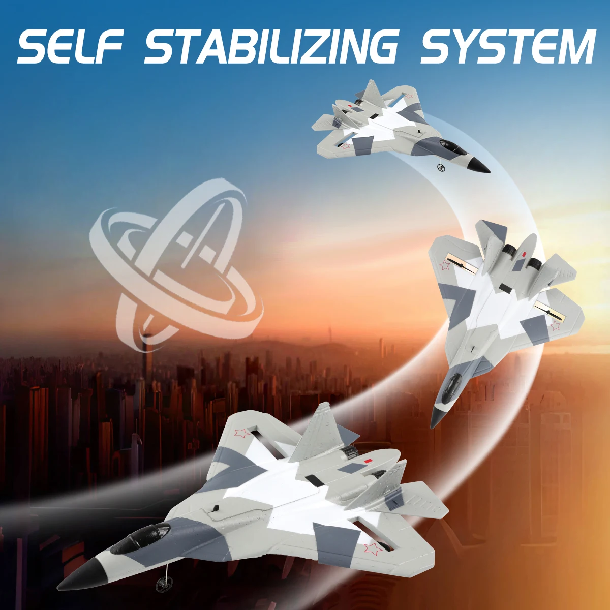 SU 57 Airplane RC 2.4G Remote Control Aircraft Electric EPP Foam Plane FX657 Rc Fighter Fixed Wing Hand Throwing Glider_voghion.com