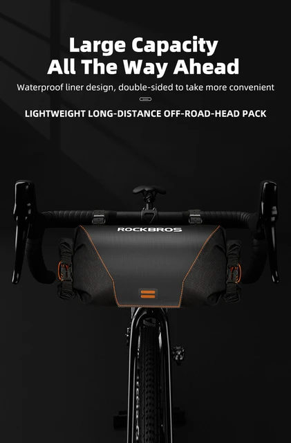 Borsa Sottosella ROCKBROS Impermeabile 10L - Per MTB E Ciclismo, Con Strisce Riflettenti - Foto 12
