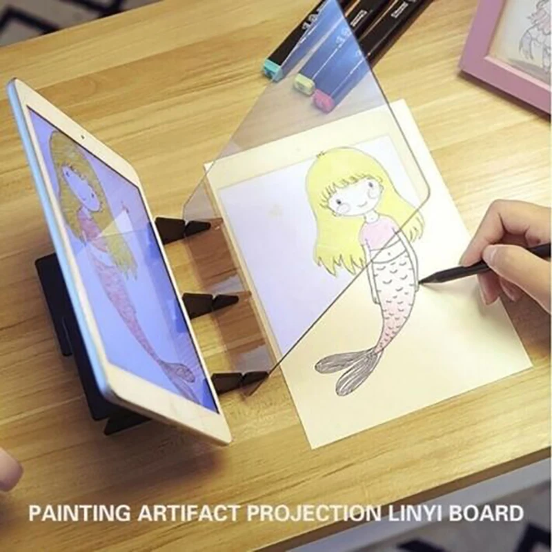 Sketch Tracing Drawing Board Optical Draw Projector Painting Reflection Panel painting board