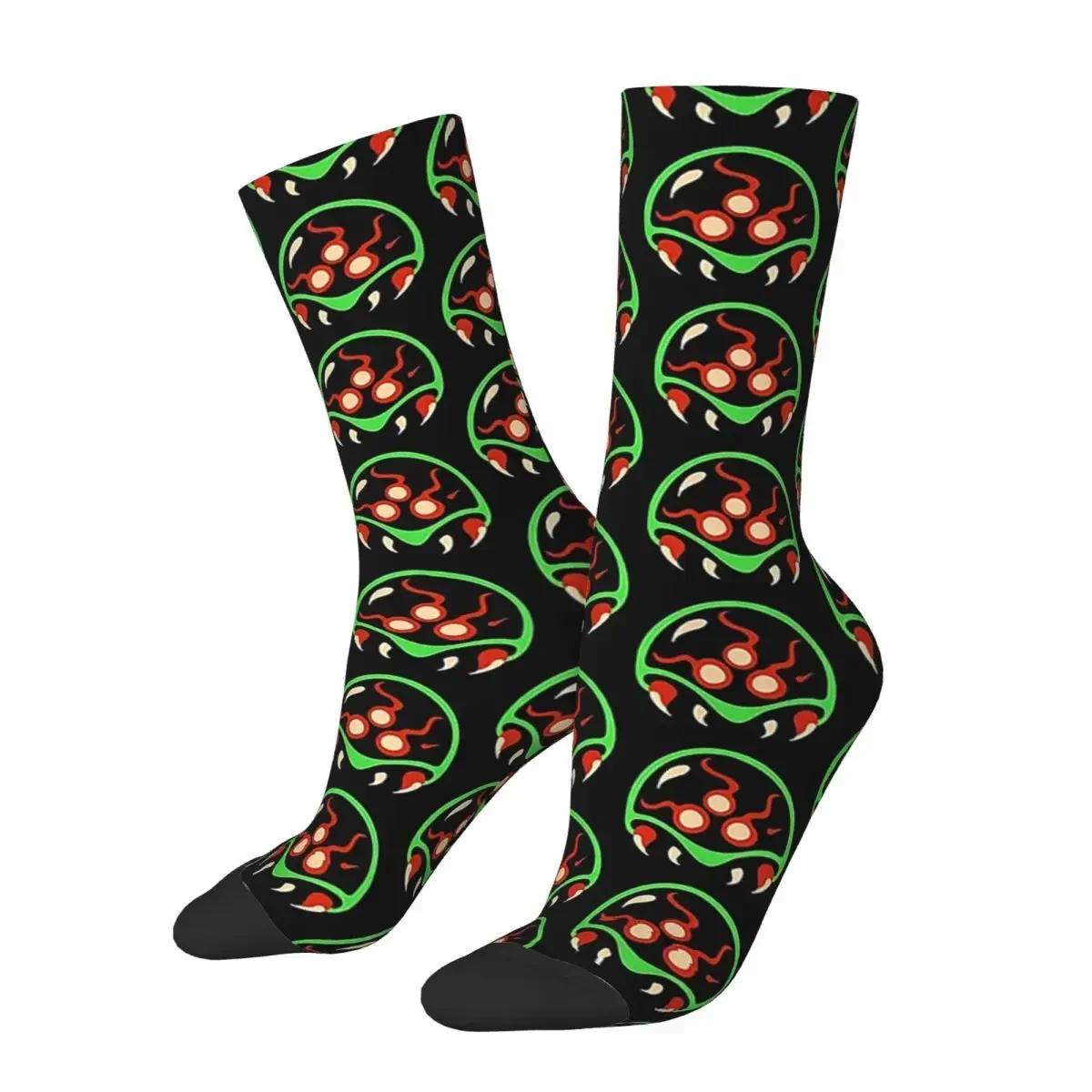 

Metroid Vector Socks Harajuku High Quality Stockings All Season Long Socks Accessories for Man's Woman's Christmas Gifts