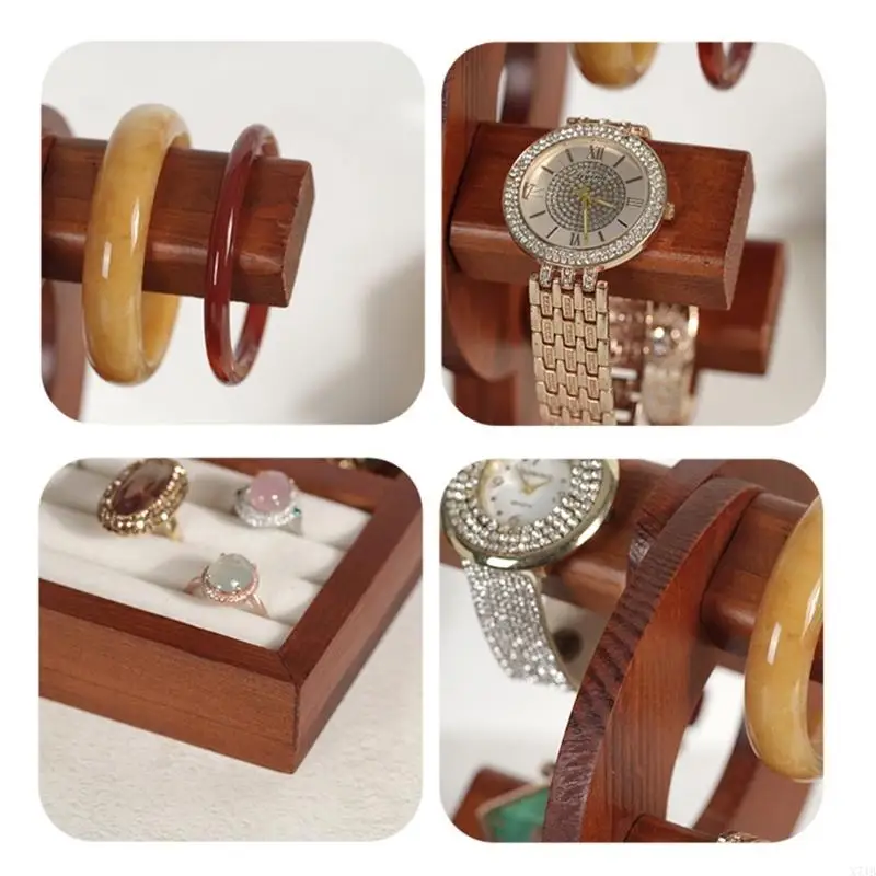 Fashionable Sturdy Display Stand Portable Accessory for Multiple Watches and Bracelets Practical for Retail Use