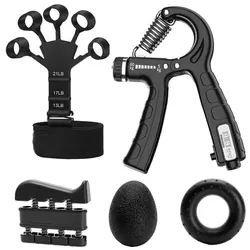 Professional Adjustable Grip Strengthener for Hand, Wrist, and Arm Training (5 pcs set)