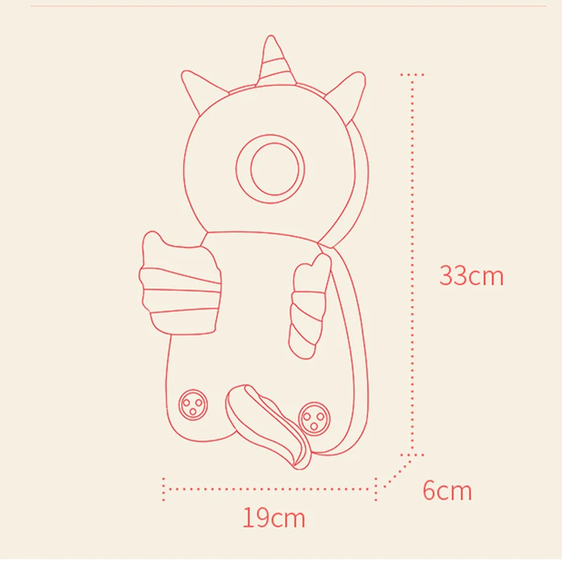 Head Back Protector Baby Protect Pillow Learn Walk Headgear Prevent Injured Safety Pad Prevention Fall Cartoon Bee Kids Pillows