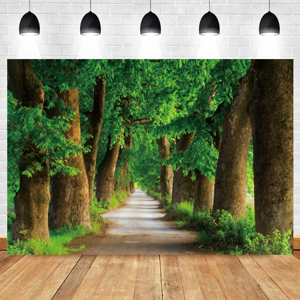 Natura primavera scenario sfondo albero verde sole cielo erba campo  matrimonio festa di compleanno foto fotografia sfondo Decor - AliExpress, image size:1000x1000