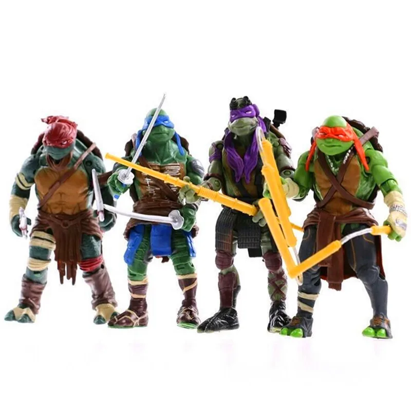 2014 Movie Ninja Turtle Teenage Mutant Ninja Turtles Anime Doll Action Figure Model Toy Collection Regalo Per Bambini