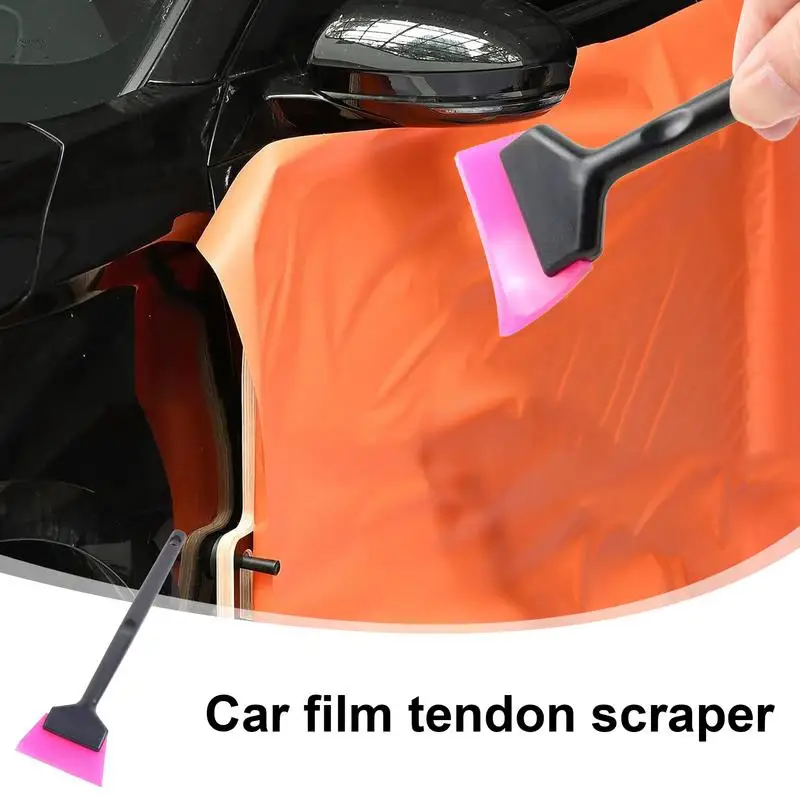 Small Window Tint Mirror Squeegee Different Softness Rubber Blade Scraper Car Corner Windshield Handheld Cleaning Tool 1PC window tinting squeegee window tint squeegee