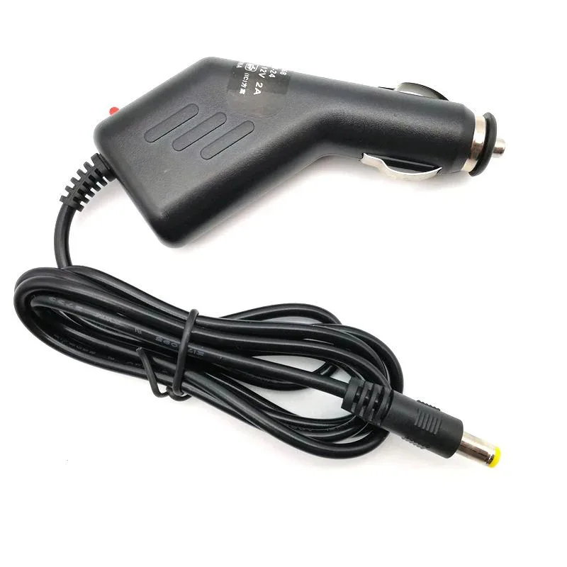 20pcs 12V 2A 5.5*2.1mm 5.5x2.1mm 5.5x2.5mm 5.5*2.5mm Car Charger Universal Power Supply Adapter 12-24V DC input for Alexandr
