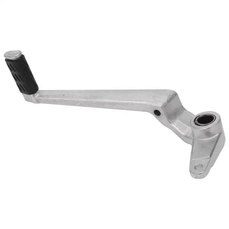 Motorcycle Rear Brake Foot Pedal Lever Silver Aluminum High Strength