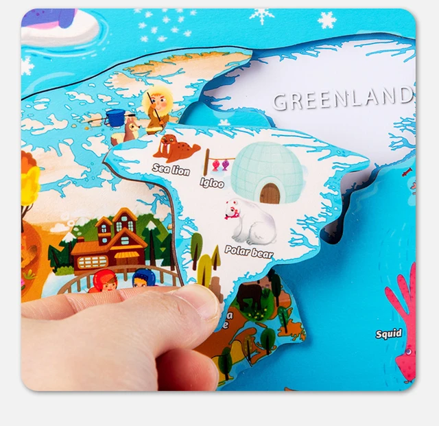 最高の学習i-Poster My Worldインタラクティブマップ - 子供のための教育的なおもちゃ BEST LEARNING® i-Poster My WORLD Interactive Map