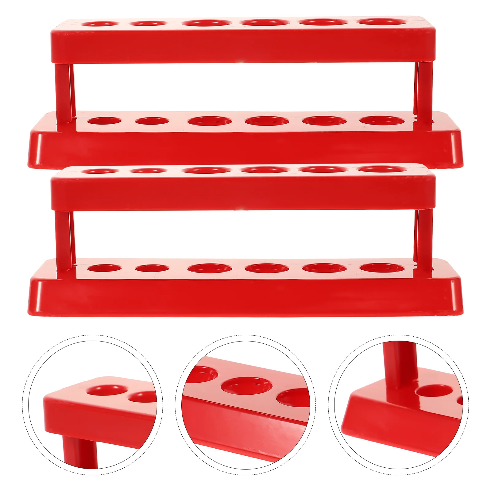 

Tubes Tube Holder Plastic Tubes Tube Rack Detachable Drying Rack Multi-Size 6 Way Tubes Tube Tubes Wire