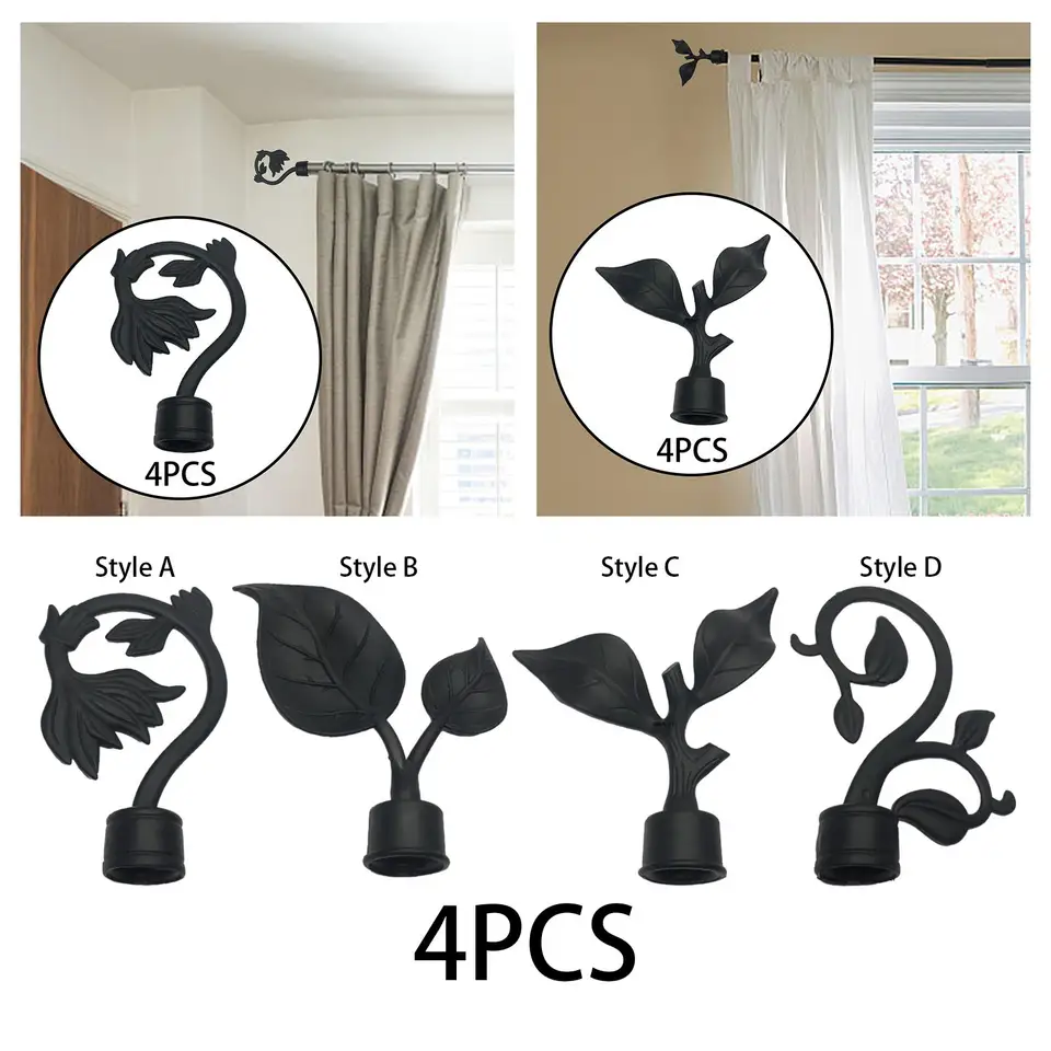20 Pcs Tappo Per Asta Tende Estremità Decorativa Dell'asta Testa
