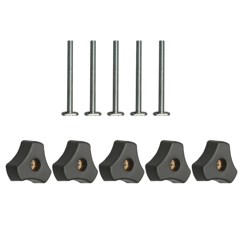 

10 шт./компл. аксессуары для Т-образных болтов с пластиковыми Т-образными гайками, Т-образные болты, ручка 85AC