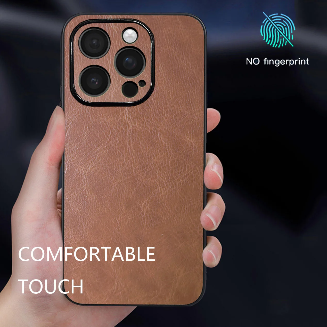 Luxury Leather Business Silicone Durable Case Cover