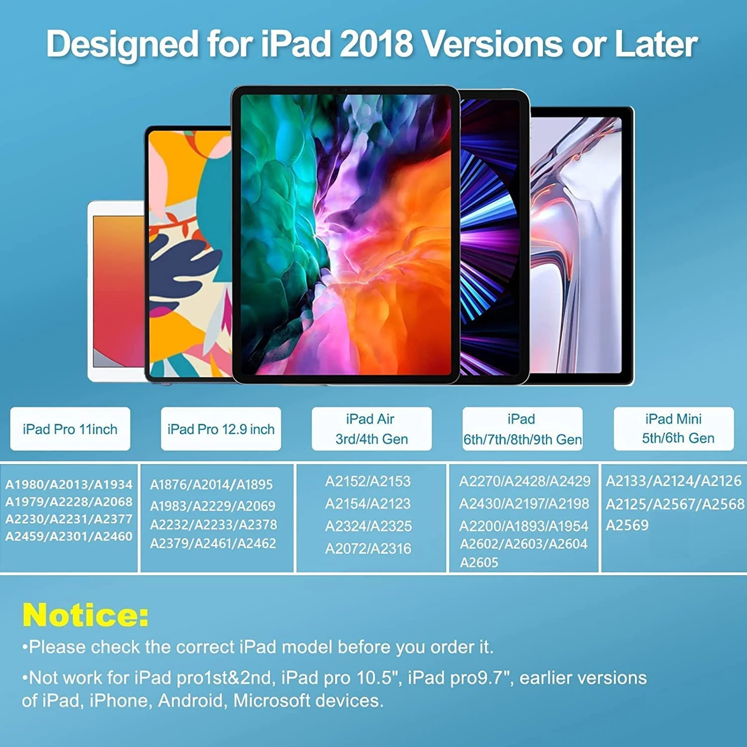 YP 스타일러스 펜, 팜 리젝션 기능, 액티브 펜슬, 애플 iPad Pro3, Mini6, Air5 글쓰기와 호환 가능, iPad2018-iPad2023