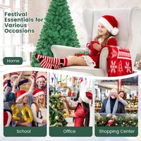 1pcs Artificial Christmas Tree with Metal Legs Easy AssemblyIdea Christmas Tree for Indoor and Outdoor Holiday Decoration 5