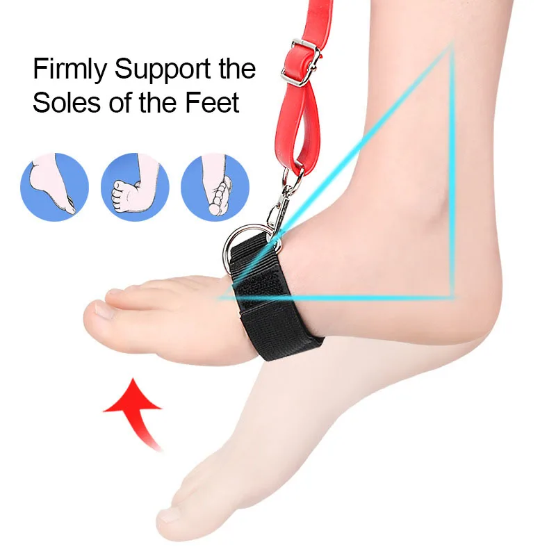 Adjustable Foot Support AFO Foot Drop Brace for Walking With Shoes Ankle Orthosis Support for Hemiplegia Stroke