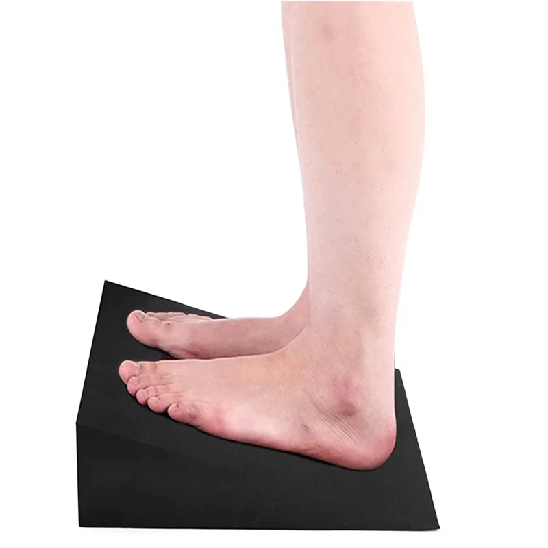 Calf Stretcher Slant Board Yoga Foam Wedge Squat Wedge EVA Yoga Block Incline Calf Extender Foot Stretcher For Feet Fitness