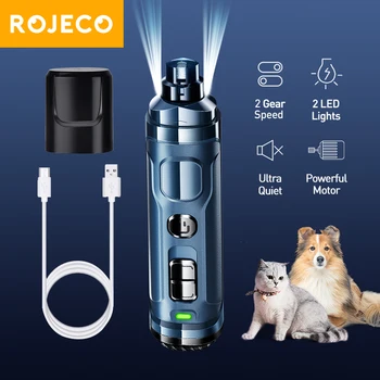 Robeco-cortaúñas eléctrico recargable N30 para s, cortador automático de garras para gatos, cortaúñas para s