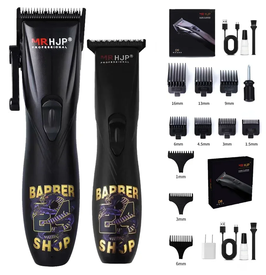 D8 남성용 전문 조각 오일 헤드 헤어 트리머 헤어 살롱 특수 DLC 코팅 세라믹 블레이드 7200RPM 전기 헤어 클리퍼 -  AliExpress