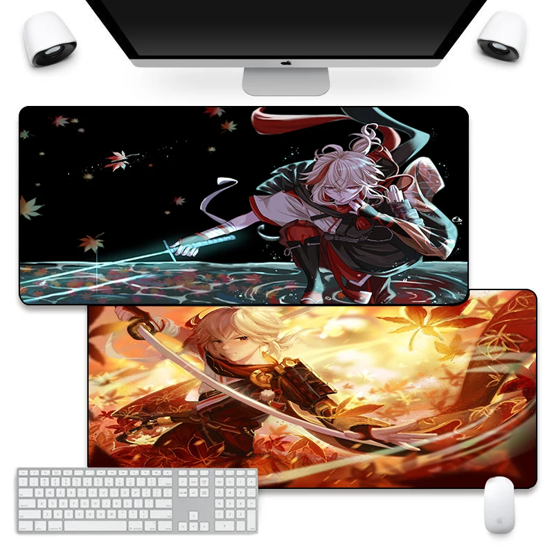 

Genshin XXL Long Mouse Pad Comtuper DeskMat Large Mousepad Carpet Gaming Accessoroes Laptop Gamer Keyboard Impact Kazuha MausMat