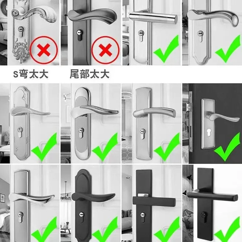 Doorknob Gloves Handle Protective Cover Anti-collision Pad Cartoon Pull Handle Cute Round Entry Door Lock Protective Cover