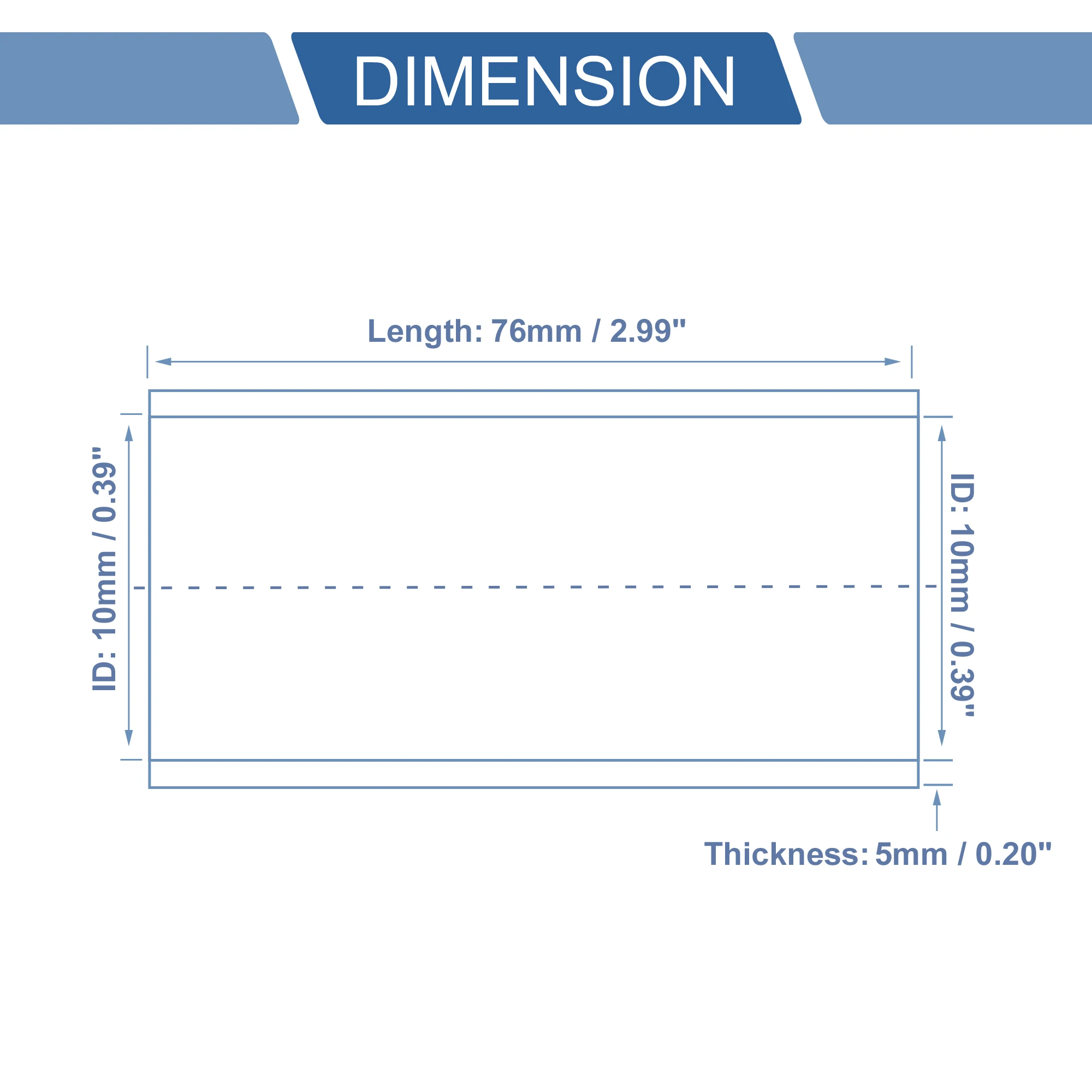 10mm 12mm 13mm 14mm 16mm 18mm 20mm ID 76mm Length Reinforced High Temp Straight Coupler Silicone Reducer Hose UXCELL