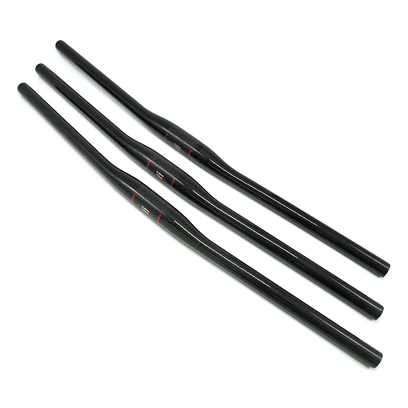 Mountain Bike Flat Bicycle Handlebar Bicycle Handlebar MTB Parts 3K Full Carbon Handlebar 31.8*600/620/640/660/680/700/720/740/760mm NO TRADEMARK