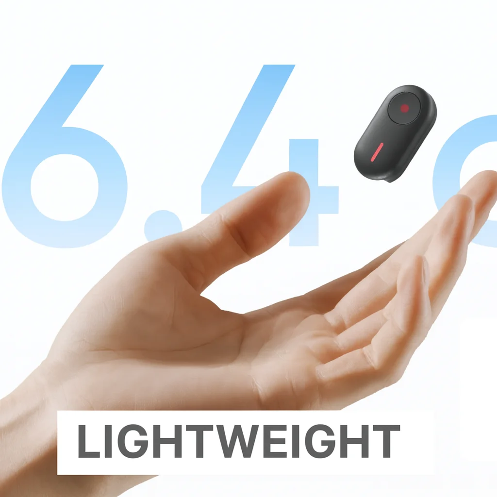 Insta360 카메라용 블루투스 리모컨 - 10m 범위, 360 ° 회전식 베이스, GO Ultra/X5/Ace Pro 2/X4용 원터치 셔터