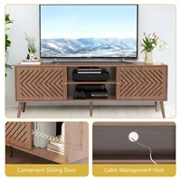TV Stand Cabinets Modern Entertainment Center with Storage for TV up to 70 Inch, TV Stand with Storage for Living Room 3