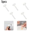5Pcs Stainless Steel Toothpaste Tube Squeezers Metal Key Toothpaste Squeezers For Bathroom Hair Dye Cosmetic Tubes Squeezer 6