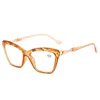 New Cat's Eye Reading Glasses for Women Fashion Luxury Blue Light Blocking Presbyopia Transparent Man Far Sight Glasses +1.0 4.0 6