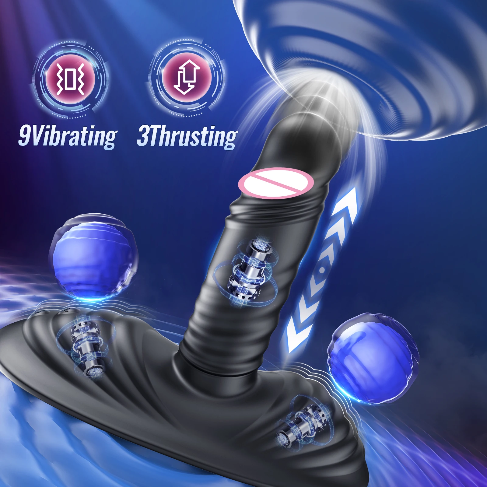 8-in-1 Vibrating Dildo 2