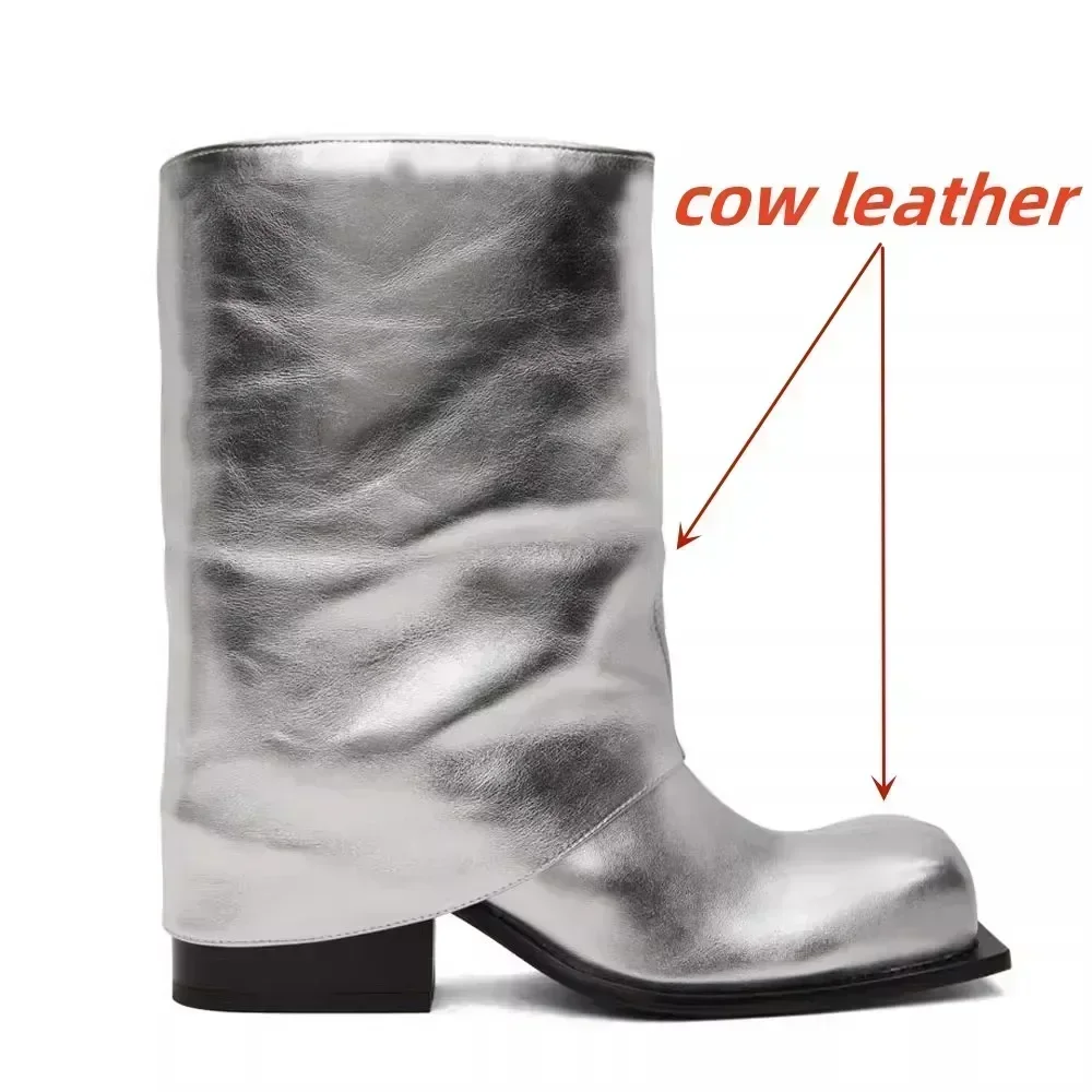 541silver cowhide