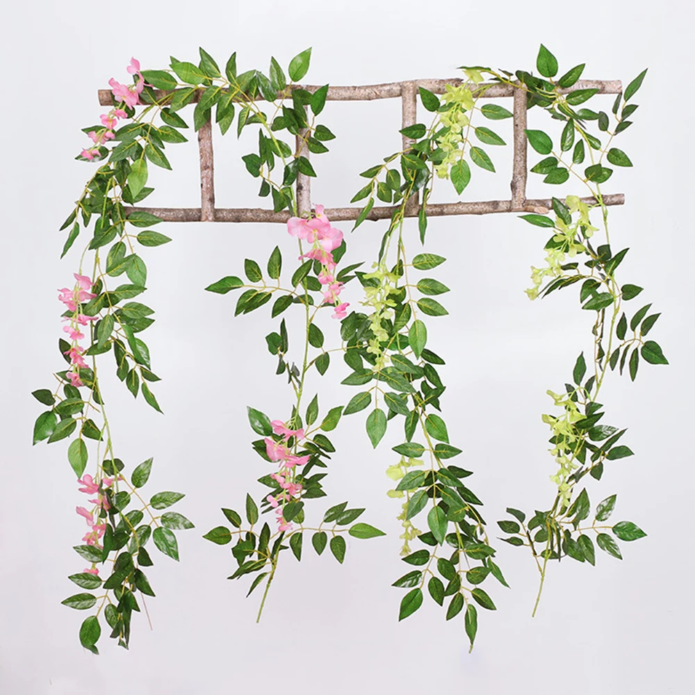 2m Wisteria Artificial Flower Fake Plants Vine Garland Wedding Arch