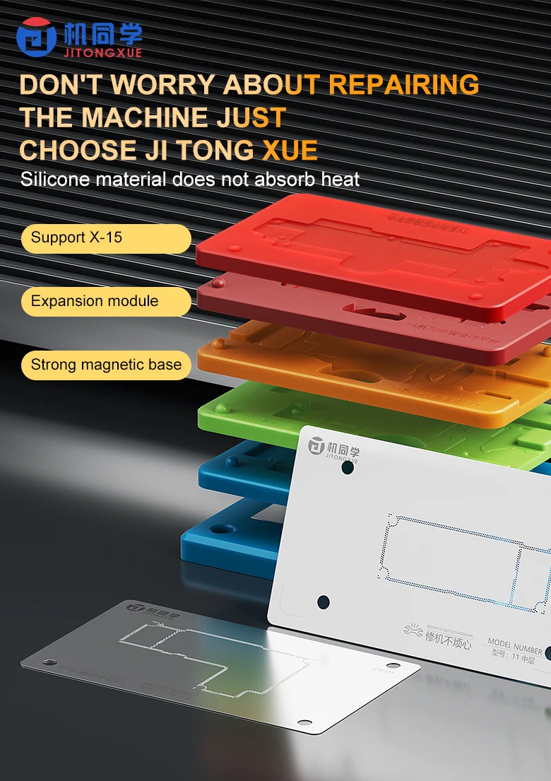 JTX ZX-01 24 in 1 Middle Layer Reballing Platform for iPhone