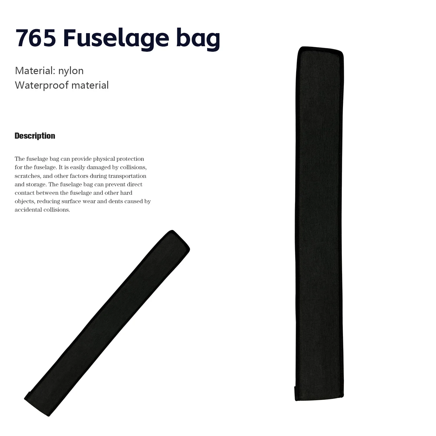 644MM 765MM PVC Waterproof Fuselage Protection Bag Universal Hydrofoil Surfing Accessories