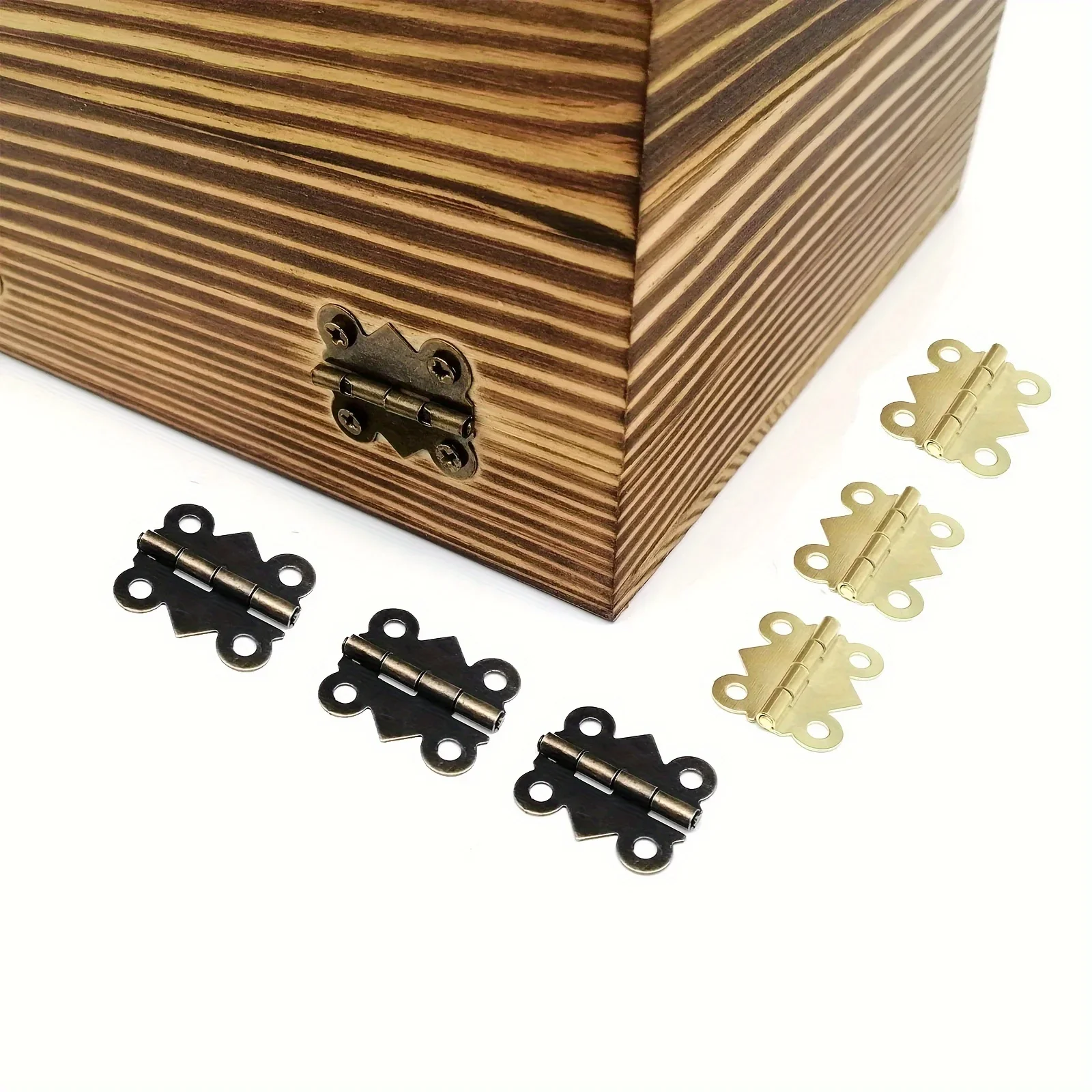 Bronze Butterfly Hinges 20Pcs For Jewelry