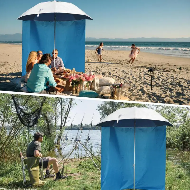 Surround Cloth for Fishing Umbrella Pool Umbrella Surround Tent Half Circumference Design Waterproof Cloth for Sun