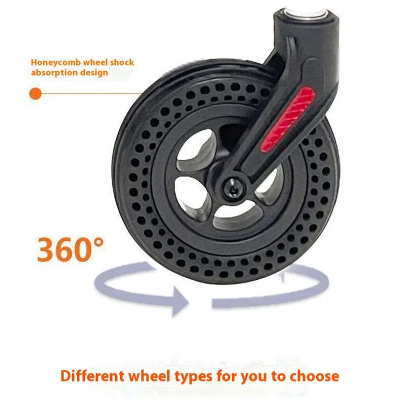 Portable Folding Wheelchair Travel Wheelchair with handbrake Ultra-Light for The Elderly and Children
